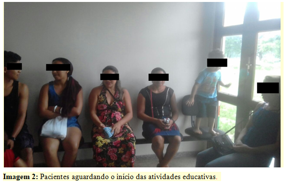 Pacientes aguardando atividades