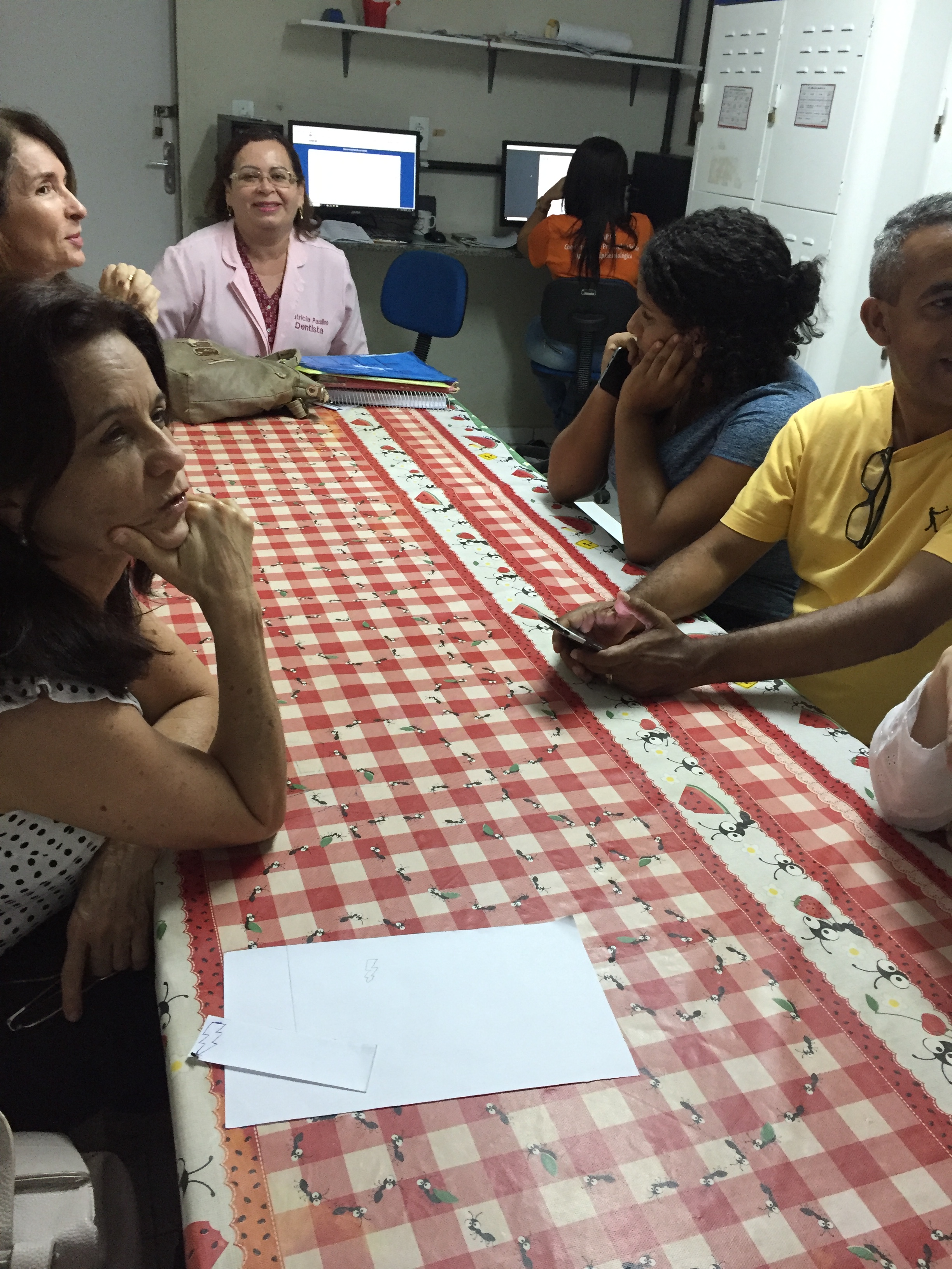 Figura 4. Reunião entre USF de Santarém e Cidade Praia.