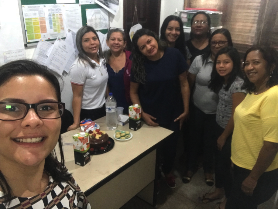 Foto 1- Reunião da Equipe 039 sobre o tema Saúde da Criança.